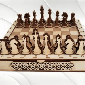 Tabuleiro de Xadrez em MDF 29x29 CM