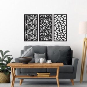 Placas de Parede Decorativas Modelos Variados - MDF 30x60cm